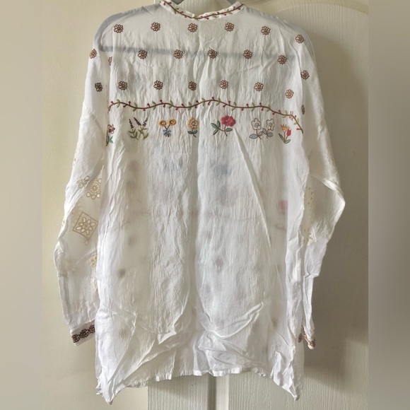 Childhood memories/Johnny Was Sami Tunic embroidered blouse shirt - Picture 4 of 11